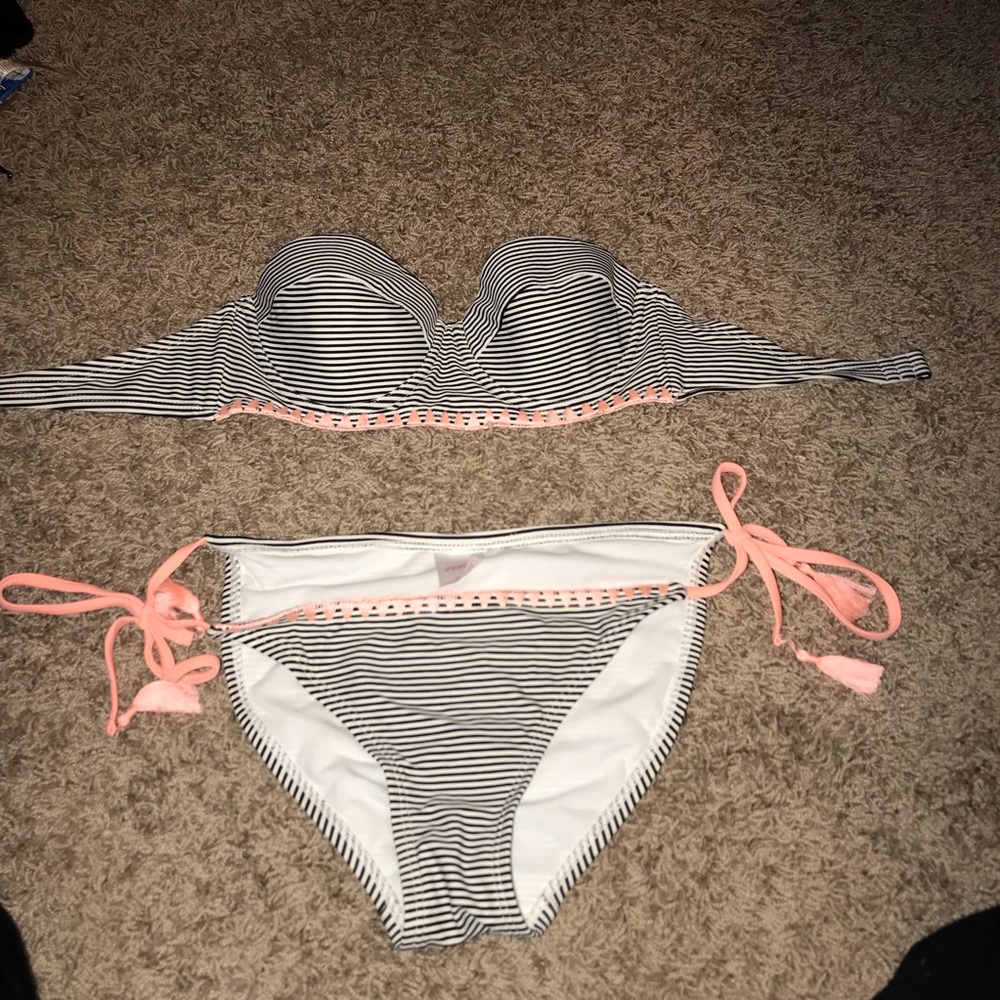 Target Brand strapless bikini set